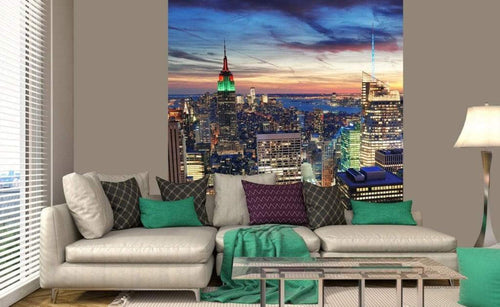 Dimex NY Skysrapers Wall Mural 225x250cm 3 Panels Ambiance | Yourdecoration.co.uk