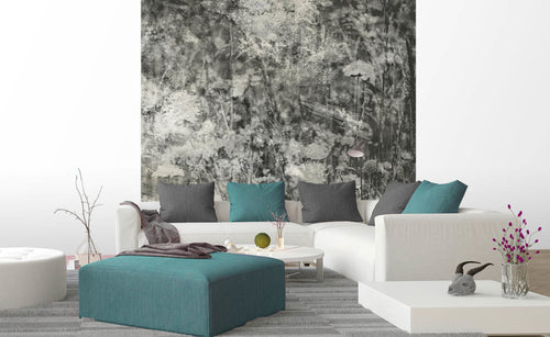 Dimex Nature Gray Abstract Wall Mural 225x250cm 3 Panels Ambiance | Yourdecoration.co.uk