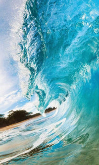 Dimex Ocean Wave Wall Mural 150x250cm 2 Panels | Yourdecoration.co.uk
