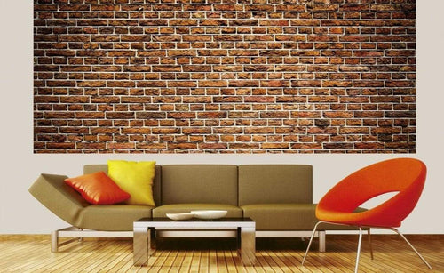 Dimex Old Brick Wall Mural 375x150cm 5 Panels Ambiance | Yourdecoration.co.uk