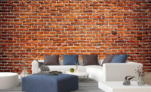 Dimex Old Brick Wall Mural 375x250cm 5 Panels Ambiance | Yourdecoration.co.uk