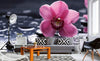 Dimex Orchid Wall Mural 375x250cm 5 Panels Ambiance | Yourdecoration.co.uk