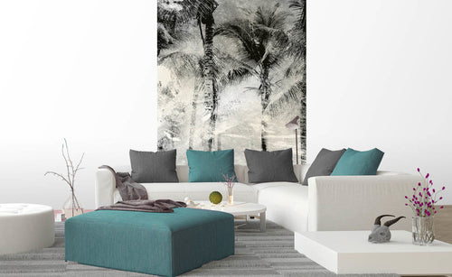 Dimex Palm Trees Abstract Wall Mural 150x250cm 2 Panels Ambiance | Yourdecoration.co.uk