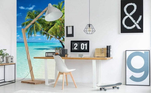 Dimex Paradise Beach Wall Mural 150x250cm 2 Panels Ambiance | Yourdecoration.co.uk