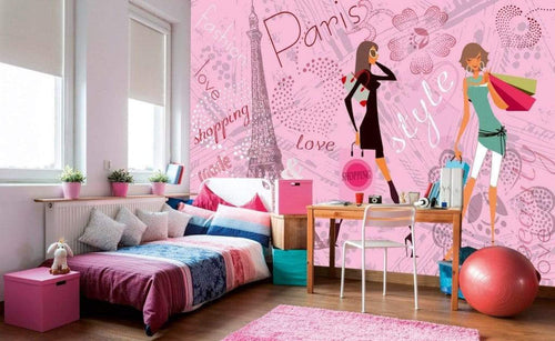 Dimex Paris Style Wall Mural 375x250cm 5 Panels Ambiance | Yourdecoration.co.uk