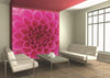 Dimex Pink Dahlia Wall Mural 225x250cm 3 Panels Ambiance | Yourdecoration.co.uk