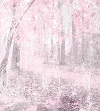 Dimex Pink Forest Abstract Wall Mural 225x250cm 3 Panels | Yourdecoration.co.uk