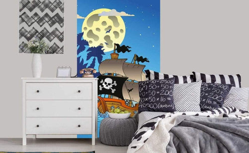 Dimex Pirate Ship Wall Mural 150x250cm 2 Panels Ambiance | Yourdecoration.co.uk