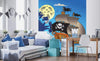 Dimex Pirate Ship Wall Mural 225x250cm 3 Panels Ambiance | Yourdecoration.co.uk