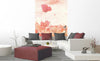 Dimex Poppies Abstract Wall Mural 150x250cm 2 Panels Ambiance | Yourdecoration.co.uk