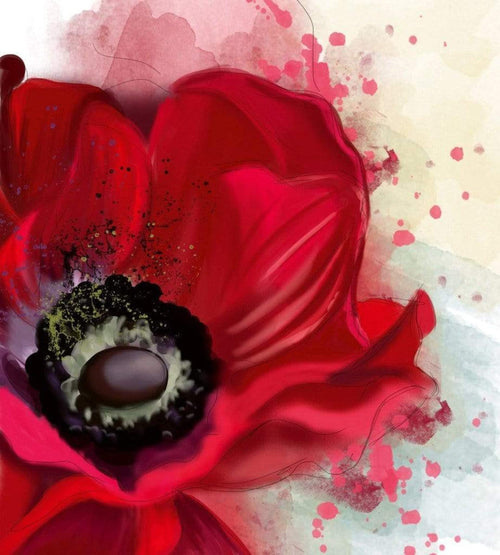 Dimex Poppy Wall Mural 225x250cm 3 Panels | Yourdecoration.co.uk