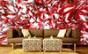 Dimex Red Crystal Wall Mural 375x250cm 5 Panels Ambiance | Yourdecoration.co.uk