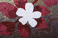 Dimex Red Mosaic Wall Mural 375x250cm 5 Panels | Yourdecoration.co.uk