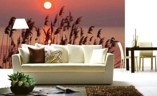 Dimex Reed Wall Mural 375x250cm 5 Panels Ambiance | Yourdecoration.co.uk