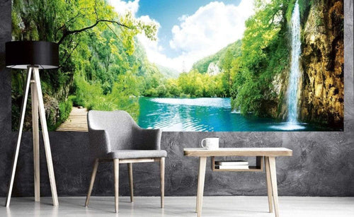 Dimex Relax in Forest Wall Mural 375x150cm 5 Panels Ambiance | Yourdecoration.co.uk
