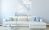 Dimex Relief Pattern Wall Mural 150x250cm 2 Panels Ambiance | Yourdecoration.co.uk