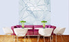 Dimex Relief Pattern Wall Mural 225x250cm 3 Panels Ambiance | Yourdecoration.co.uk
