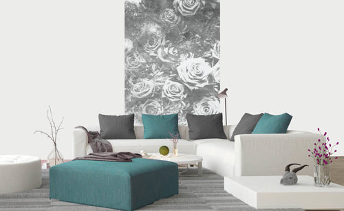 Dimex Roses Abstract II Wall Mural 150x250cm 2 Panels Ambiance | Yourdecoration.co.uk