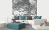 Dimex Roses Abstract II Wall Mural 225x250cm 3 Panels Ambiance | Yourdecoration.co.uk
