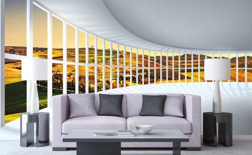 Dimex Rounded Hall Wall Mural 375x250cm 5 Panels Ambiance | Yourdecoration.co.uk