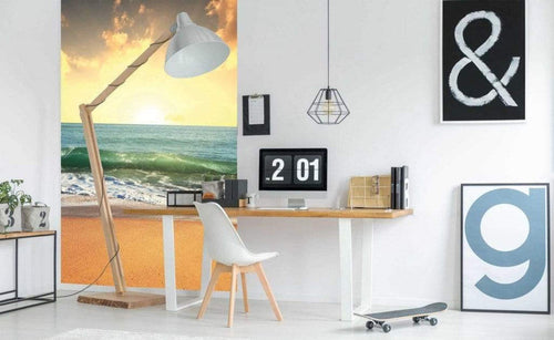 Dimex Sea Sunset Wall Mural 150x250cm 2 Panels Ambiance | Yourdecoration.co.uk