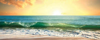Dimex Sea Sunset Wall Mural 375x150cm 5 Panels | Yourdecoration.co.uk