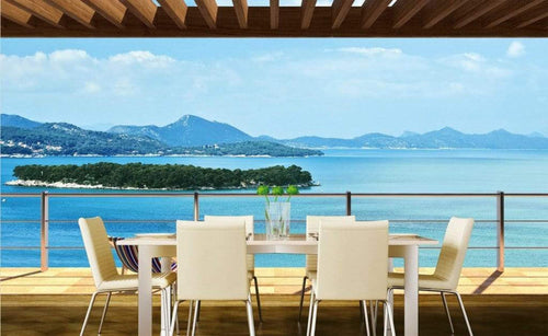 Dimex Sea View Wall Mural 375x250cm 5 Panels Ambiance | Yourdecoration.co.uk