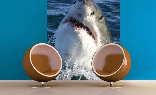 Dimex Shark Wall Mural 225x250cm 3 Panels Ambiance | Yourdecoration.co.uk