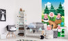 Dimex Sheep Wall Mural 150x250cm 2 Panels Ambiance | Yourdecoration.co.uk