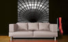 Dimex Silver Hole Wall Mural 225x250cm 3 Panels Ambiance | Yourdecoration.co.uk