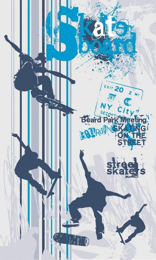Dimex Skate Wall Mural 150x250cm 2 Panels | Yourdecoration.co.uk