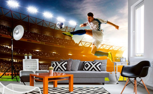 Dimex Soccer Player Wall Mural 375x250cm 5 Panels Ambiance | Yourdecoration.co.uk