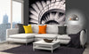 Dimex Spiral Stairs Wall Mural 225x250cm 3 Panels Ambiance | Yourdecoration.co.uk