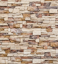 Dimex Stone Wall Wall Mural 225x250cm 3 Panels | Yourdecoration.co.uk