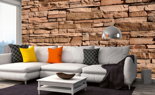 Dimex Stones Wall Mural 375x250cm 5 Panels Ambiance | Yourdecoration.co.uk