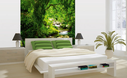 Dimex Stream Wall Mural 225x250cm 3 Panels Ambiance | Yourdecoration.co.uk