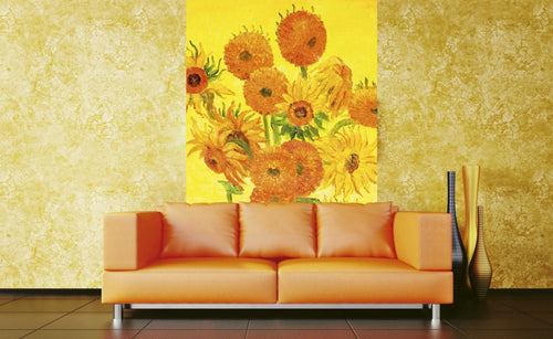 Dimex Sunflowers 2 Wall Mural 150x250cm 2 Panels Ambiance | Yourdecoration.co.uk