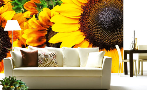 Dimex Sunflowers Wall Mural 375x250cm 5 Panels Ambiance | Yourdecoration.co.uk
