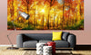 Dimex Sunny Forest Wall Mural 375x150cm 5 Panels Ambiance | Yourdecoration.co.uk