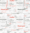Dimex Thank You Wall Mural 225x250cm 3 Panels | Yourdecoration.co.uk