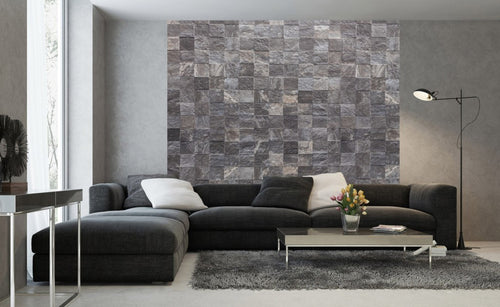 Dimex Tile Wall Wall Mural 225x250cm 3 Panels Ambiance | Yourdecoration.co.uk
