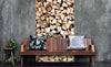 Dimex Timber Logs Wall Mural 150x250cm 2 Panels Ambiance | Yourdecoration.co.uk