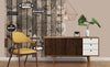 Dimex Vintage Label Wall Mural 225x250cm 3 Panels Ambiance | Yourdecoration.co.uk