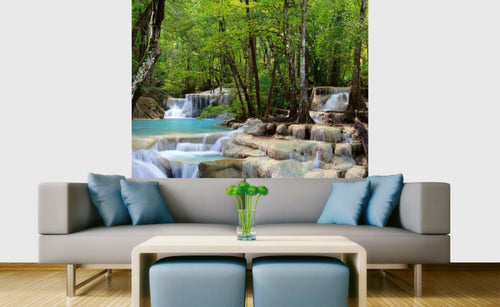 Dimex Waterfall Wall Mural 225x250cm 3 Panels Ambiance | Yourdecoration.co.uk