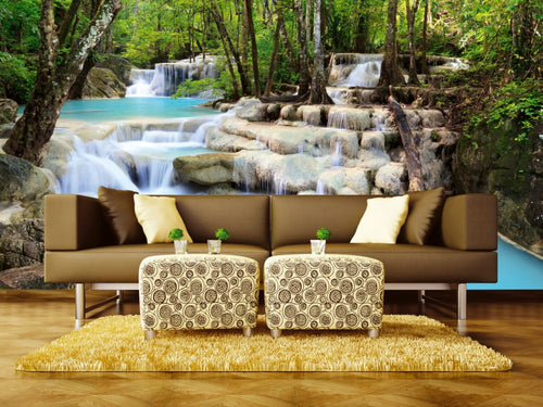 Dimex Waterfall Wall Mural 375x250cm 5 Panels Ambiance | Yourdecoration.co.uk