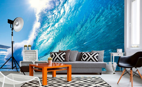 Dimex Wave Wall Mural 375x250cm 5 Panels Ambiance | Yourdecoration.co.uk