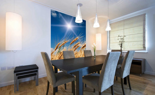 Dimex Wheat Field Wall Mural 150x250cm 2 Panels Ambiance | Yourdecoration.co.uk