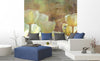 Dimex White Tulips Abstract Wall Mural 225x250cm 3 Panels Ambiance | Yourdecoration.co.uk