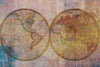 Dimex Wold Map Abstract II Wall Mural 375x250cm 5 Panels | Yourdecoration.co.uk