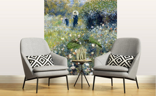 Dimex Woman in Garden Wall Mural 225x250cm 3 Panels Ambiance | Yourdecoration.co.uk